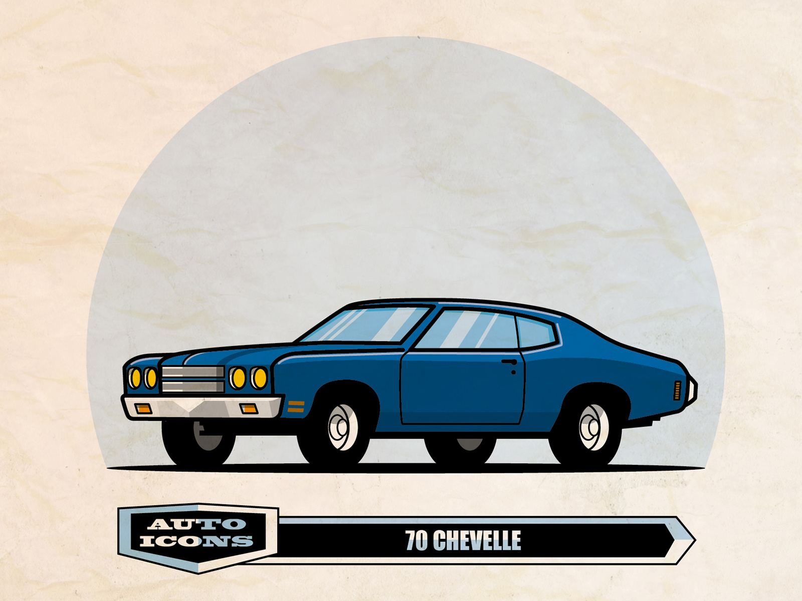 70 chevelle by Joerg Schneider on Dribbble