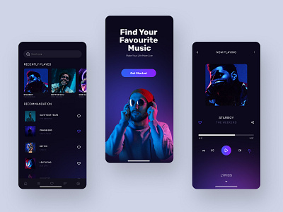 Music Streaming App UI/UX