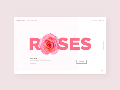 Ecommerce Flower Shop Concept