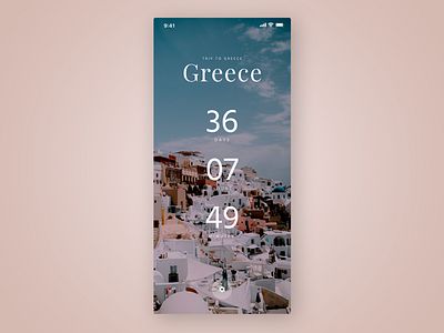 Countdown Timer App 014 app daily 100 challenge daily challange dailyui dailyui014 dailyuichallenge design software typography ui ux