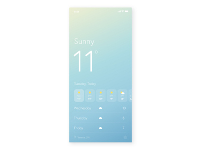 Weather App UI