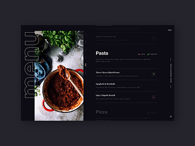 Food Menu Website