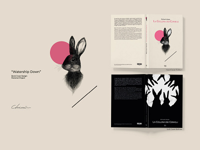 DribbleShot Watershipdown adobe illustrator adobe photoshop animal illustration book book art book cover book illustration book illustrations cover art cover design digital art geometrical geometry illustration ink ink art inking mixed media traditional art watership down