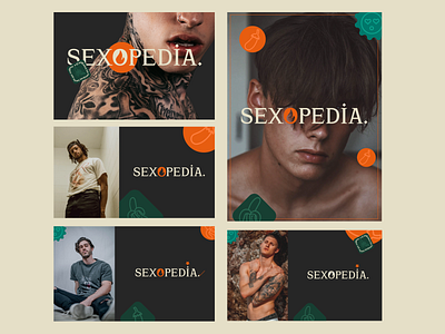 Sexopedia logotypes man manhood master graphic masterpiece sex sexy girl social media banner social media design spicy