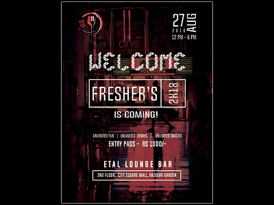 Freshers Poster