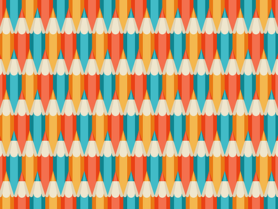 Pencil pattern illustration pattern pencils vector