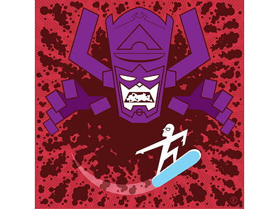 Galactus and the Silver Surfer