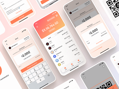 ARTH Wallet app banking blockchain clean ui crypto crypto wallet cryptocurrency cryptowallet defi ethereum finance interface light theme mobile polygon trade transactions ui user experience ux