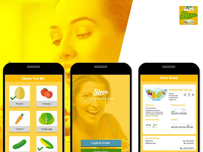 Slera - Food Custom App Concept concept food app mobile app mockup ui design uidesign uiux web design