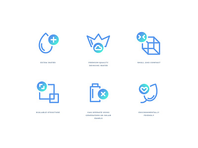 IconsForWatergen blue icons ui vector web