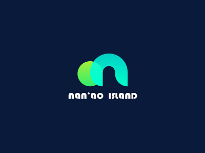 NAN'AO ICON Sticker branding color cyan design green hometwon icon illustration island logo new sticker