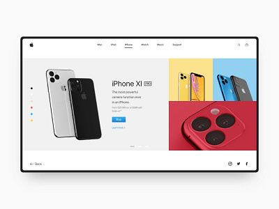 New iPhone 11 website concept