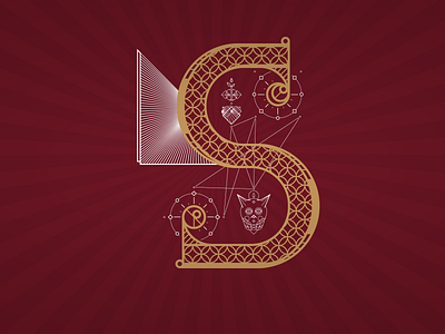 36daysoftype – S 36days 36daysoftype art deco letter lettering s type typo