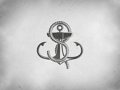 BS Anchor Logo 89 anchor art benjamin black boat bs logo logotype sailor sea white