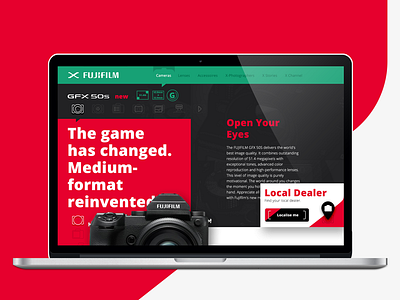 Fujifilm GFX50S Microsite