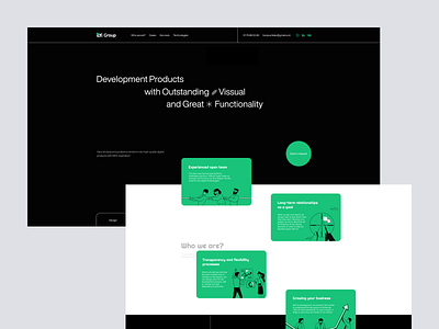 Agency landing page