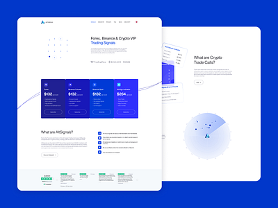 AltSignals crypto digital signals ui ux