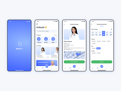 NissaMed app💊 app doctor medicine ui ux