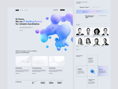 AOG Jobs job landing page ui ux