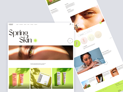 Everyday Humans - beauty shop beauty cream landing landing page products ui ux