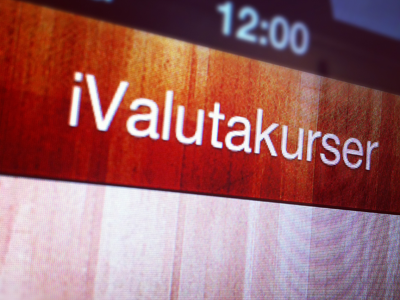 new UI for iValutakurser app