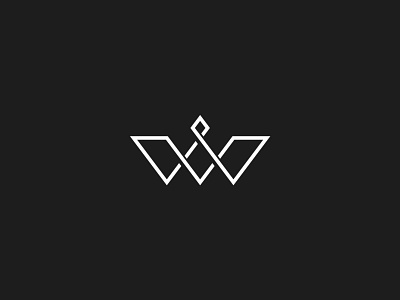 'W' concept for a wedding business.