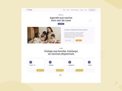 Plataforma Protege adobe adobexd branding designer illustration interface logo product designer ui vacina vector