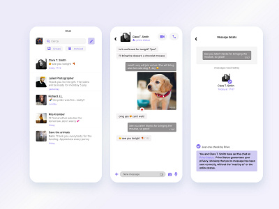 Messenger App - Daily UI #01 app concept interface design ui