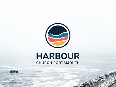 Harbour Church Portsmouth Final Logo Design berkshire design berkshire logo brand identity brand identity design church church branding church logo circular logo clear logo logo logo design minimal minimal logo minimal logo design minimal logos