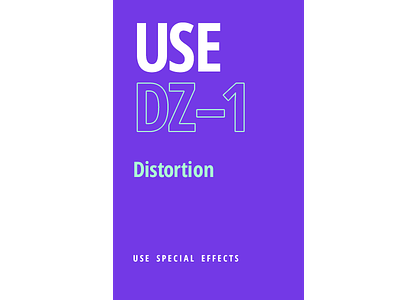 USE DZ-1 Distortion 2013 2014 app splash use
