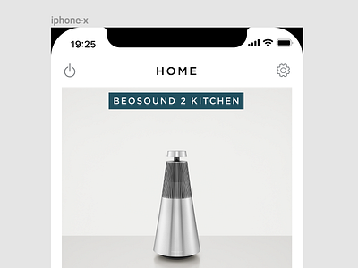Bang & Olufsen × iPhone X app bang devils horns figma ios ios11 iphone x olufsen ui