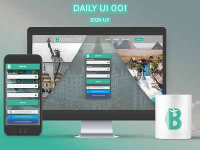 dailyUi 001 - sign up dailyui dailyui 001 design logo ux web