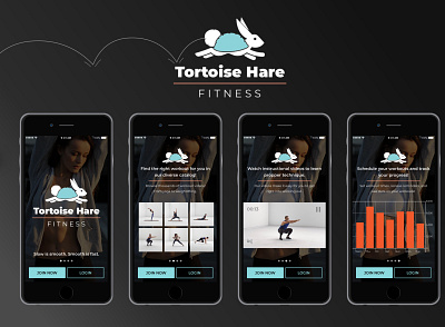 Tortoise Hare Intro Screens app design art design logo ui ui design uidesign ux ux design uxdesign