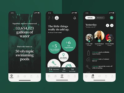 Global Warming App - Vitality app app design global warming product design ui ux