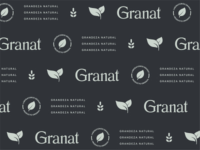 Brand Pattern — Granat Labs 2021 brand design brand identity brand pattern branding holistic icon set iconography organic rebranding typeface