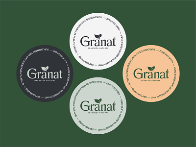 Stickers — Granat Labs 2021 brand design brand identity branding holistic organic rebranding stickers