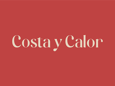 Costa y Calor — Photobook