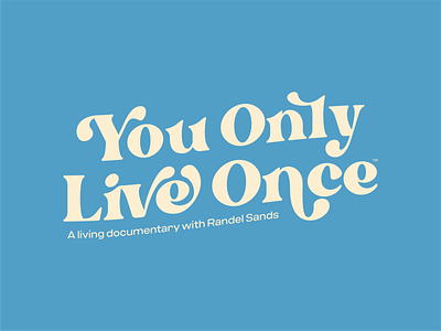 You Only Live Once — Streaming TV Show 2021 brand design brand identity branding design illustration logo trend typeface website
