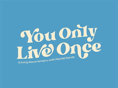 You Only Live Once — Streaming TV Show 2021 brand design brand identity branding design illustration logo trend typeface website
