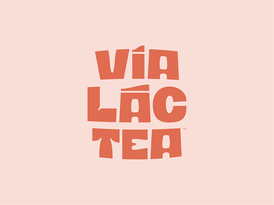 VíaLáctea — Heladería & Té 2021 brand design brand identity branding design illustration logo trend typeface website