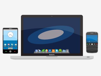 Macbook Pro, BB & Android mbp bb android macbook apple blackberry interface icons