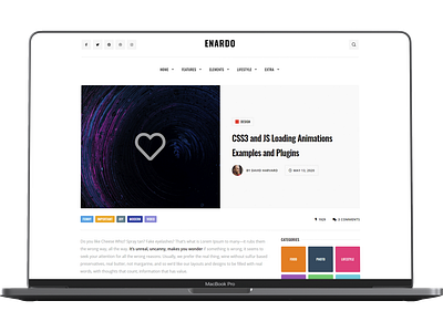 Enardo - Blog & Magazine WordPress Theme