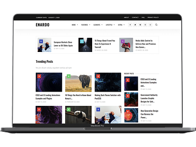 Enardo - Blog & Magazine WordPress Theme