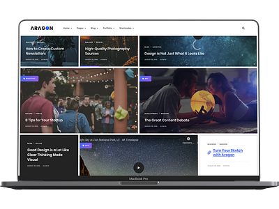 Aragon - Creative Multi-Purpose WordPress Theme