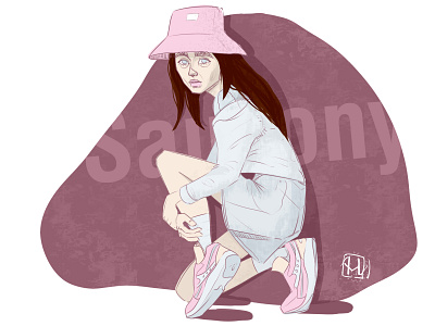 Saucony artist brand brand design brand illustration branding characterdesign characters colors illistration illustrator saucony sketch sneaker