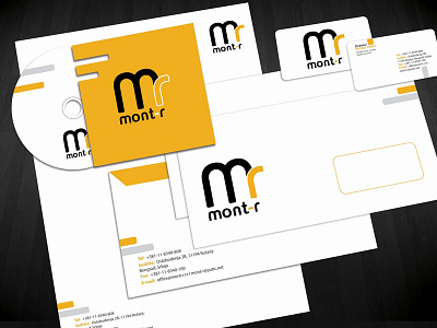 Mont-r (Welding Company) - corporate identity sample corporate identity welding