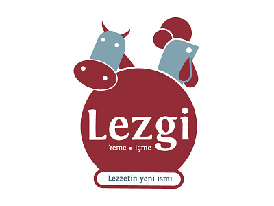 Lezgi - corporate identity for a doner-kebab restaurant chicken corporate cow doner identity illustration kebab