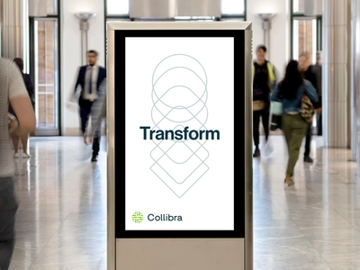 Collibra Canary Wharf Interior Activation animation branding design illustration rebrand typography