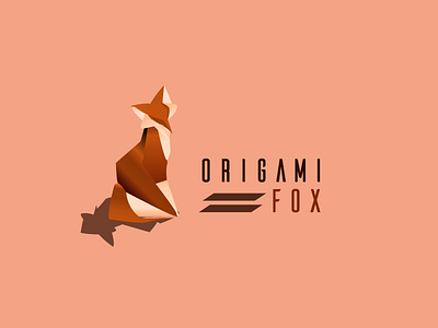 Origami Fox fox illustrator origami vector