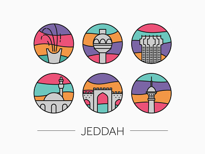 Jeddah city - Saudi Arabia arts draw illustrator jeddah saudi arabia